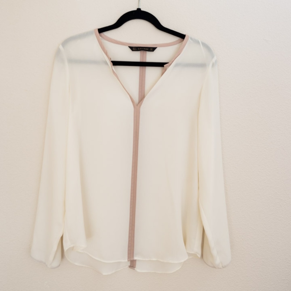 NWOT Zara Basics Blouse